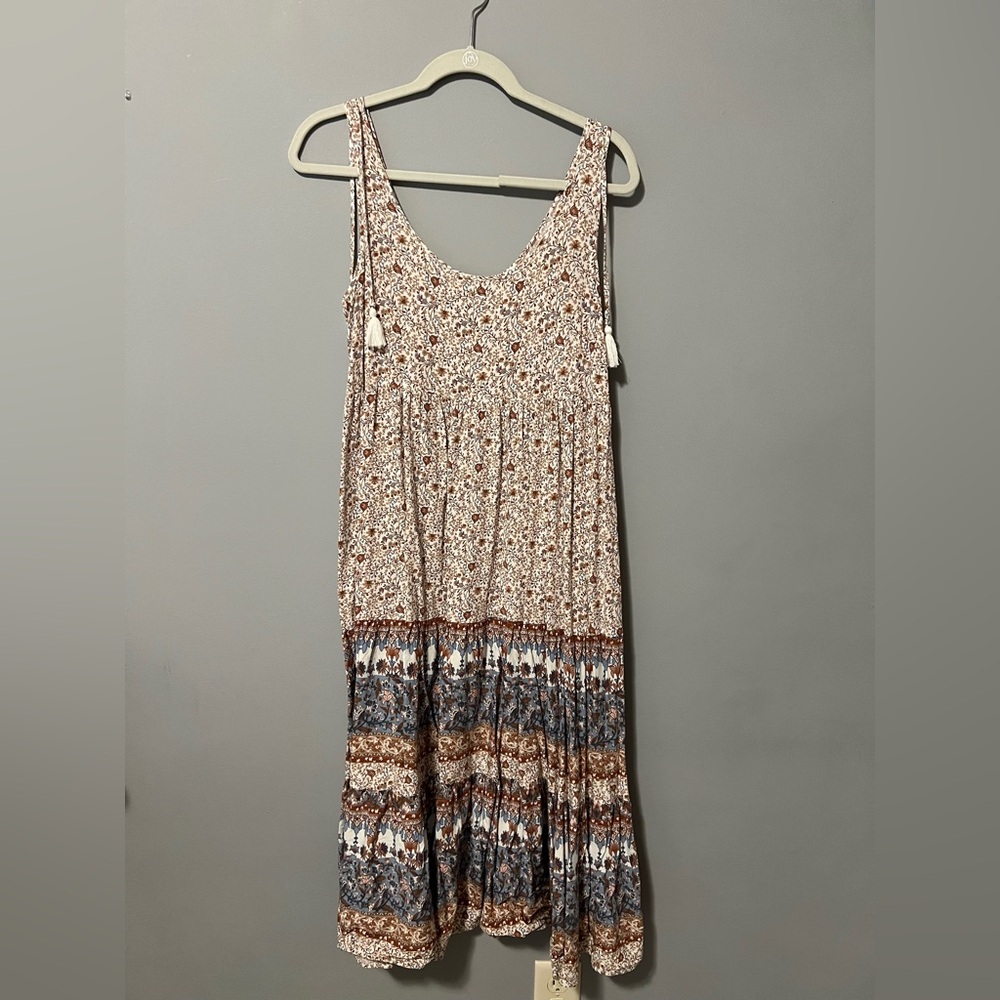Summer maxi dress floral print
